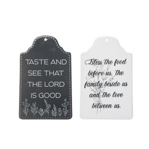 Transpac Ceramic Charcuterie Boards Set of 2 Fall/Harvest Home Decorations - 1 of 1