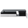 Grungis 2 Drawers TV Stand for TVs Up to 100 Inch,Console Table with 1 Cabinet for Bedroom,Living Room - 4 of 4
