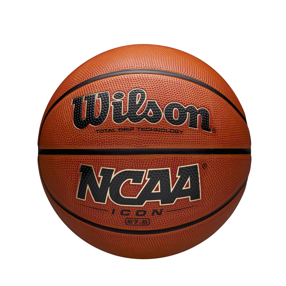 Wilson NCAA Icon Basketball SZ5 - Brown: Youth Sports Ball, Rubber Shell, Butyl Bladder
