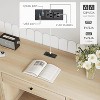 Brafabhome Computer Desk with Power Outlets, Writing Desk with 3 Drawers & 2 Storage Cabinet, Rattan Executive Desk for Bedroom Home office | Nature - 3 of 4
