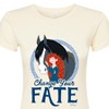 Women's - Disney - Merida & Angus Change Your Fate Fitted Graphic T-Shirt - 2 of 3