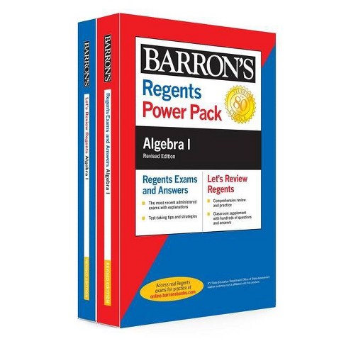 Regents Algebra I Power Pack Revised Edition Barron S Regents Ny By Gary M Rubinstein Paperback Target