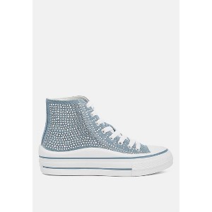 Asuka Rhinestone Embellished Ankle-Length Sneakers Women - 1 of 4