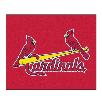 MLB St. Louis Cardinals 5'x6' Bird Logo Rug