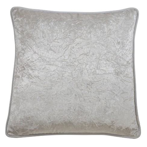 Silver velvet pillow outlet cases