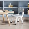 2PCS Adjustable Kid Chairs, 3 Level Height Adjustable Preschool Chair with Non-Slip Pads, Child Dining Chairs for Home, Max Load 180 Lbs - 3 of 4