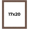 PosterPalooza | 17x20 Wide Barnwood Picture Frame, UV Acrylic, 6 Finishes - Grey, Brown, White, and Black - 2 of 4