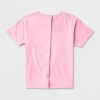 Girls' Pokemon Jigglypuff Adaptive Short Sleeve Graphic T-Shirt - Pink - image 2 of 3