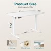 FONTOI Ergonomic Standing Desk, Height Adjustable Computer Desk with Control Panel - 2 of 4