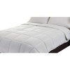 Mastertex Down Alternative Quilted Bed Comforter – White - image 4 of 4