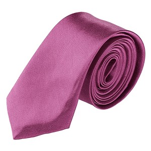 Allegra K Men's Self-Tie Adjustable Bussiness Neckwear Prom Necktie Fuchsia - 1 of 4