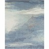 Hauteloom Alvaton Abstract Blue Rug - 4 of 4