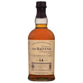 Balvenie 14yr Caribbean Cask Single Malt Scotch Whisky - 750ml Bottle