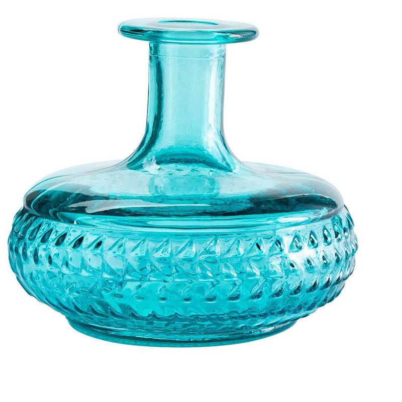 VivaTerra Diamond Recycled Glass Bud Vase, 1 of 2