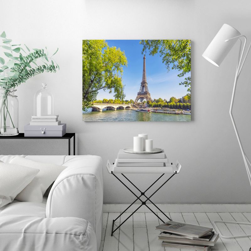 Americanflat Modern Wall Art Room Decor - Paris In Summer by Manjik Pictures, 2 of 7