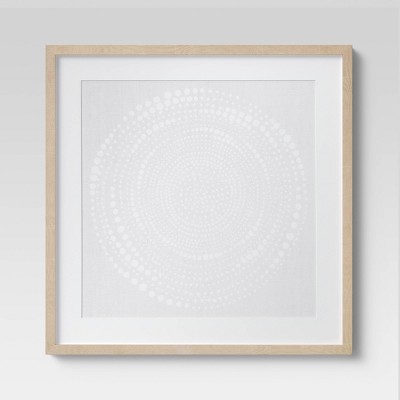 24" x 24" Circle Framed Wall Art - Threshold™