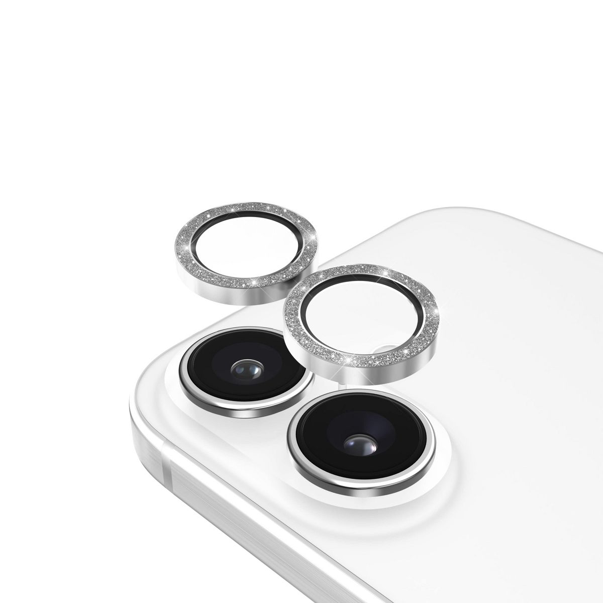 Case-Mate Apple iPhone 16 Series Aluminum Twinkle Rings Camera Lens Protector