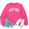 Simply Sage Market Women's Graphic Sweatshirt Varsity New York - 3 of 4
