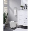 SunnyPoint Trash Can with Plastic Inner Bucket 1.58 Gallon White (YH-6LTCAN-W) - 2 of 3