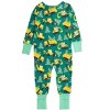 RuffleButts SoftSnooze Gender Inclusive Holiday Convertible One Piece Pajamas - 2 of 2