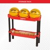 ESPN Toddler Basketball Hoop Includes 3 Mini Basketballs and Ball Rack - 3 of 4