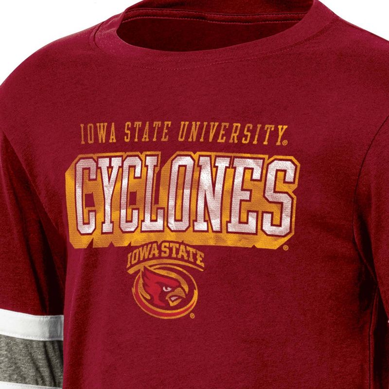 NCAA Iowa State Cyclones Boys&#39; Long Sleeve T-Shirt, 3 of 4