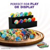 Marble Genius Collectors Marbles, 10 Handmade Glass Marbles Stocking Stuffers for Marble Lovers - Beach Ball for Kids Ages 3+ - 4 of 4