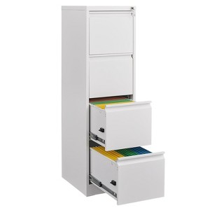Metal Filing Cabinet, Vertical File Cabinets with Lock Home Office Metal File Organizer - 1 of 4