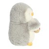 Aurora Small Gray PomPom Penguin 7.5" Holiday Donut Playful Stuffed Animal - 3 of 4