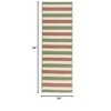 Colonial Mills Stripe It - Moss-stone 2 ft.x7 ft. Runner (Rectangle) Rug Indoor/Outdoor 100% Polypropylene - 3 of 3