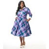 Unique Vintage Women's Plus Shirt Dress - 4 of 4