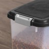 IRIS USA 30Lbs Airtight Dog Food Storage Container with 2-Cup Scoop and Slow Feeder Bowl Combo, Black - 4 of 4