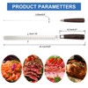 imarku Brisket Knife – Ultra Sharp Carving & Slicing Tool for BBQ, Turkey, Ham, Ribs, Roast Beef, High Carbon Stainless Steel, 12-Inch - 3 of 4
