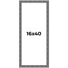 PosterPalooza | Panoramic Distressed Black Picture Frame - UV Acrylic, Foam Board Backing, Hanging Hardware - 2 of 4