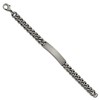 Chisel Stainless Steel Antiqued and Brushed 10mm 8.5" ID Bracelet - 2 of 4