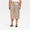 Women's High-Rise Sequin Midi Pencil Skirt - Ava & Viv™ Champagne - 2 of 3