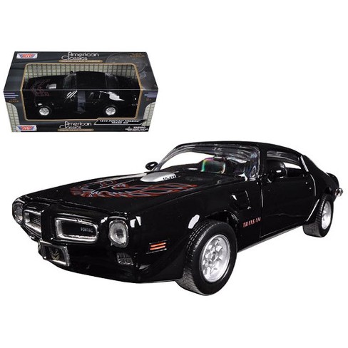 1973 Pontiac Firebird Trans Am Black 1 24 Diecast Model Car By