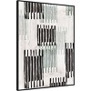 32" x 42" Linked to Silver I by Eva Watts Framed Canvas Wall Art Print - Amanti Art: Modern Style, Polystyrene Frame, Lithograph Medium - 2 of 4