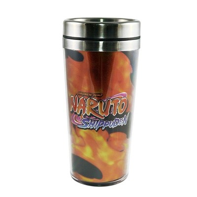 Just Funky Naruto Foil Print Uchiha Sasuka 19oz Steel Travel Mug