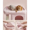 Feandrea Cat Tree, Cat Tower, Cat Condo, Large Cat Perch, 2 Cat Caves, Scratching Post - 3 of 4