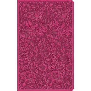 ESV Vest Pocket New Testament with Psalms and Proverbs, Red Letter (Trutone, Berry, Floral Design) - by  Esv Bibles (Leather Bound) - 1 of 1