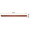 Unique Bargains Ebony Wood Cylindrical Smooth Non-Stick Small Kitchen Rolling Pins - 2 of 4