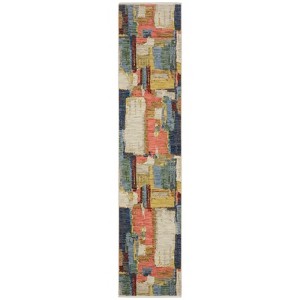 Oriental Weavers Soleri SOL02 Multi/ Pink Indoor Area Rug - 2'6" x 12' - 1 of 4