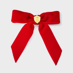 Bijoux Sport by Luv Aj MLB Logo Velvet Hair Bow - 1 of 2