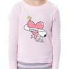 Peanuts Girls' Snoopy Woodstock Loved 2 Piece Long Sleeve Pajama Set Pink - 4 of 4