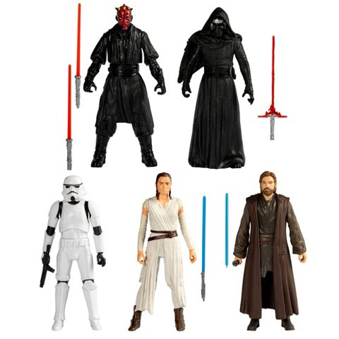 Детские фигурки Star Wars Galactic Good vs. Evil 6" Action Figure Set - 5pk( Target Exclusive)