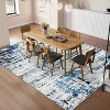 Abstract Rug,Washable Low-Pile Non-Slip Throw Carpet for Living Room,Bedroom,Dining Room,Office,Stain-Resistant,Non-Shedding,Foldable - 4 of 4