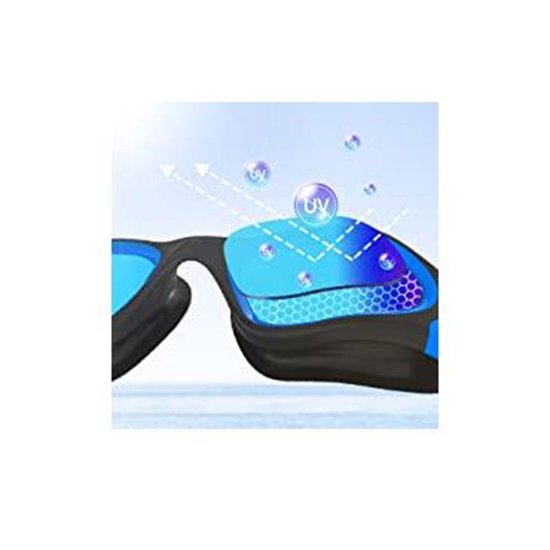 Link Active Wide View Swim Goggles Polarized UV Protection Open Waters Indoor Outdoor Pool Anti Fog For Adults, 4 of 13