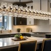 DORESshop Modern Black 60-Light Crystal Chandelier, G4 LED 3000K Warm White Pendant Light for Dining Room, Living Room, Kitchen, - 2 of 4