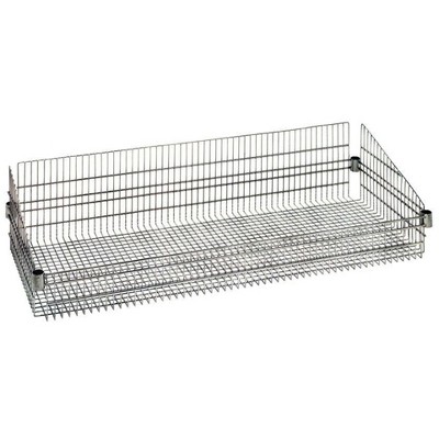 Quantum Storage Systems Basket, Post Mount, 18"W X 36"L X 10"H, 800 Lb. Load Capacity Per Basket